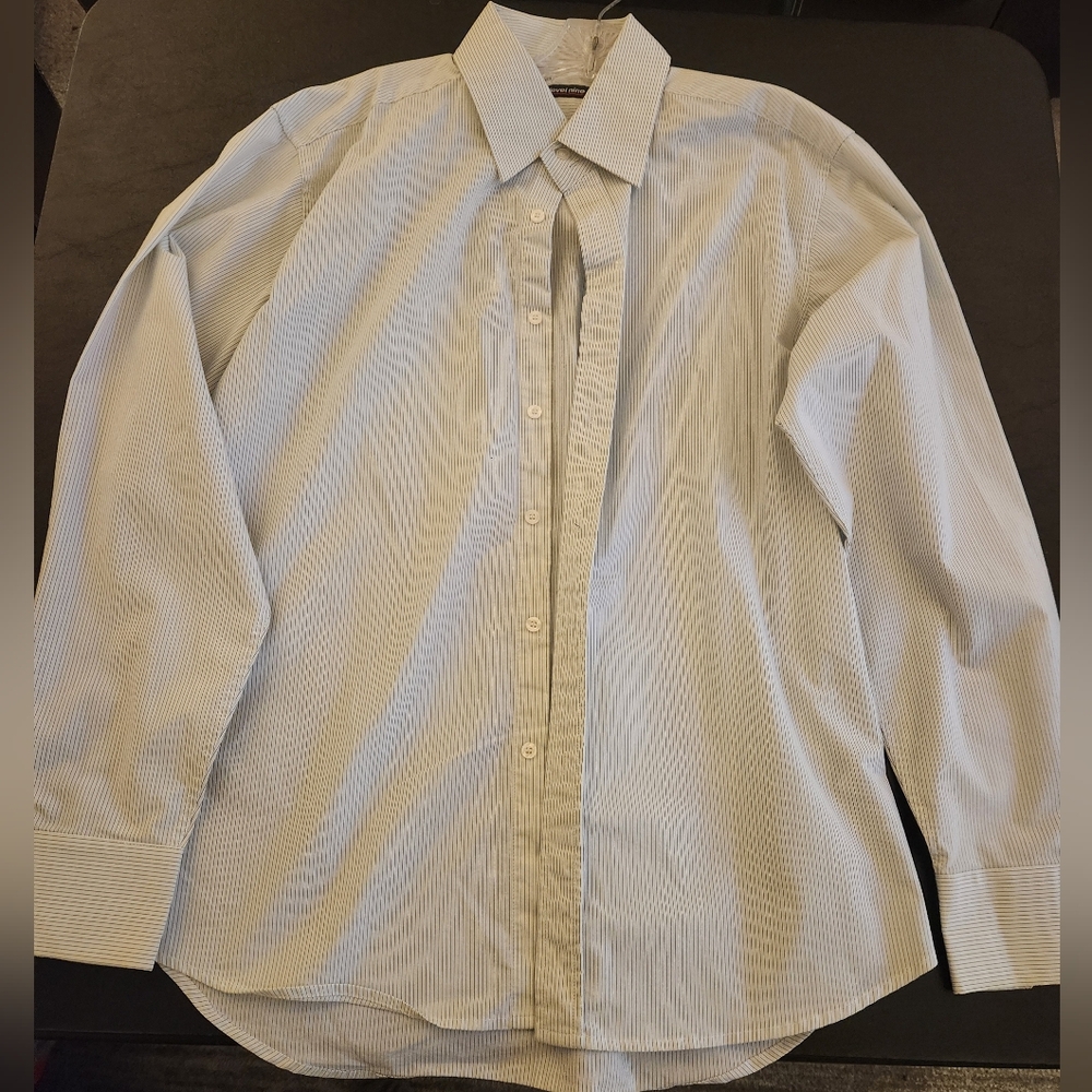 Men's Red Level Nine Striped Shirt